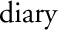 diary